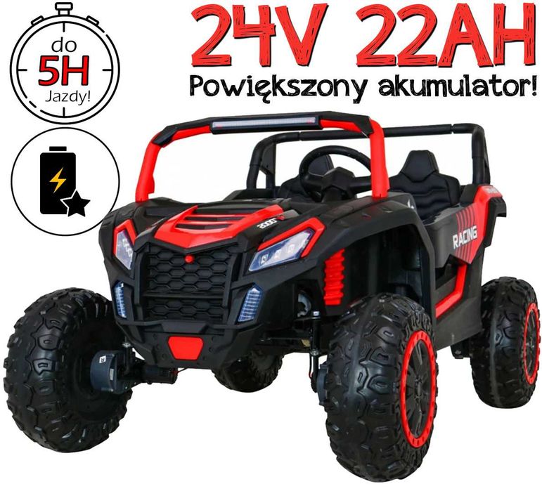 WIELKIE autko BUGGY A032 Racing 24V 22Ah MODYFIKACJA! samochodzik akum