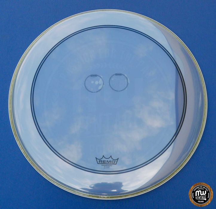 ‼️ Remo - naciąg Powerstroke 3 Clear 22” + 2 x łatka Evans Nr 1‼️