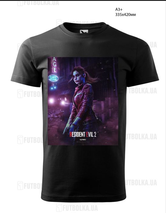 Футболка Resident Evil 2 Claire Redfield унісекс