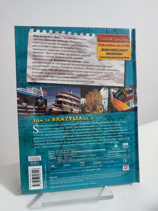 NOWA Moja przygoda z Boso tom 26 Brazylia cz. 2 DVD