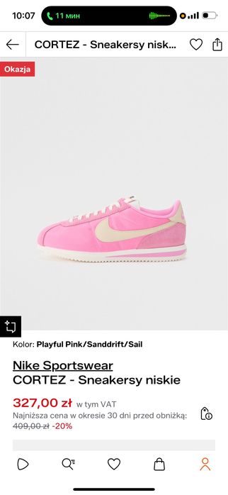 Buty Nike,rozmiar 36.5