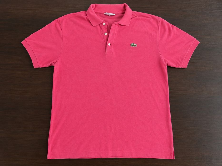 Футболка поло Lacoste XXL, рожевого кольору
