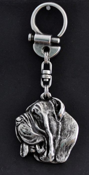 Mastif neapolitański brelok posrebrzany Art-Dog