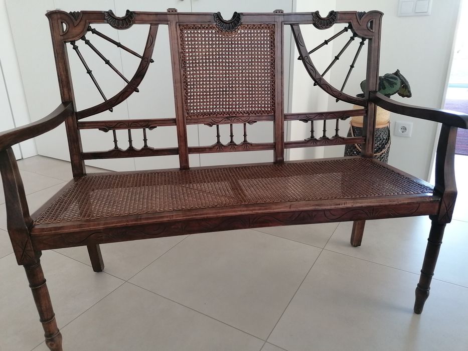 Cadeirão em palhinha