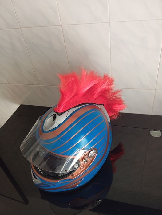 Mohawk para capacete