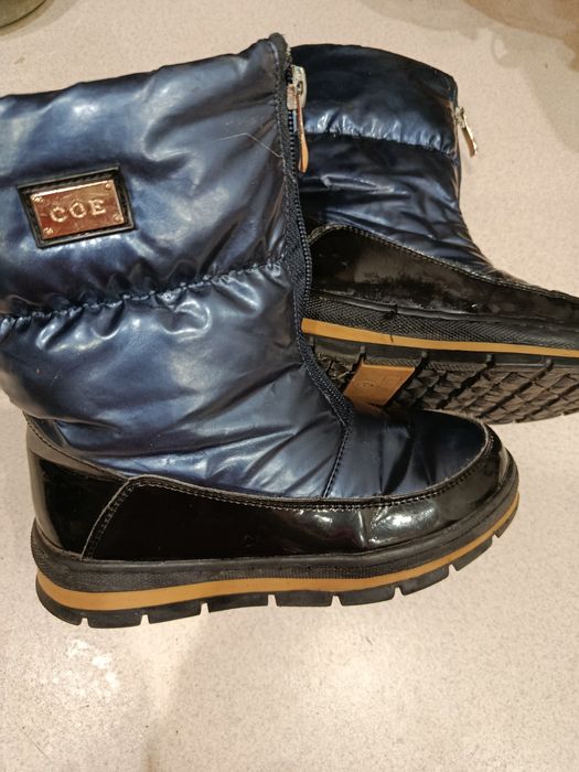 Зимові чобітки дутики для дівчинки 32 р