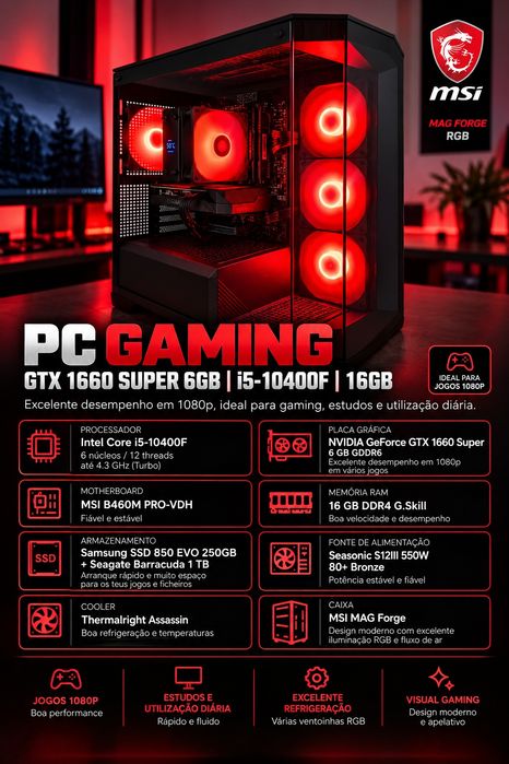 Pc gamer Alto desempenho