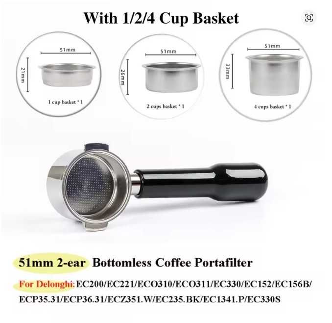 Porta-filtro para Delonghi