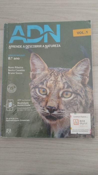 Livro de Ciências da Natureza 8o Ano ADN