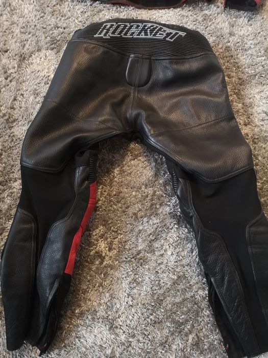 Honda, kombinezon motocyklowy dwuczęściowy, skórzany