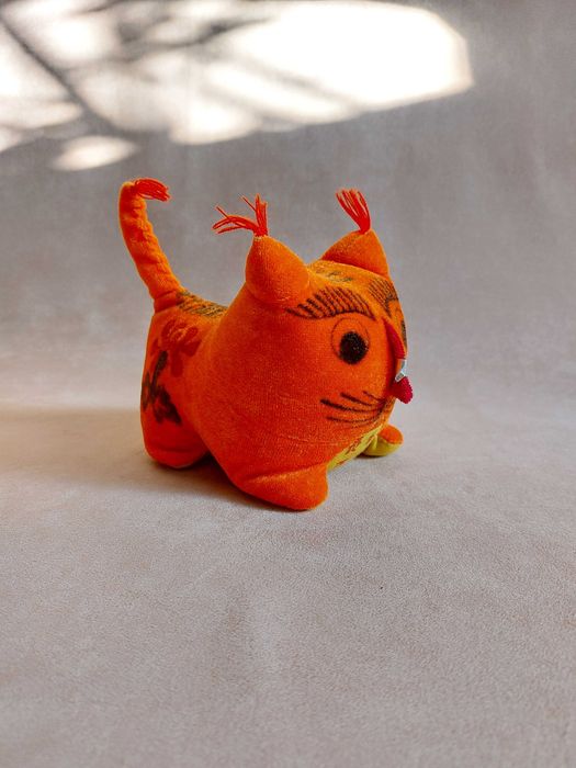 Zabawka vintage, kot, pluszak, maskotka z lat 60/70tych, Chiny