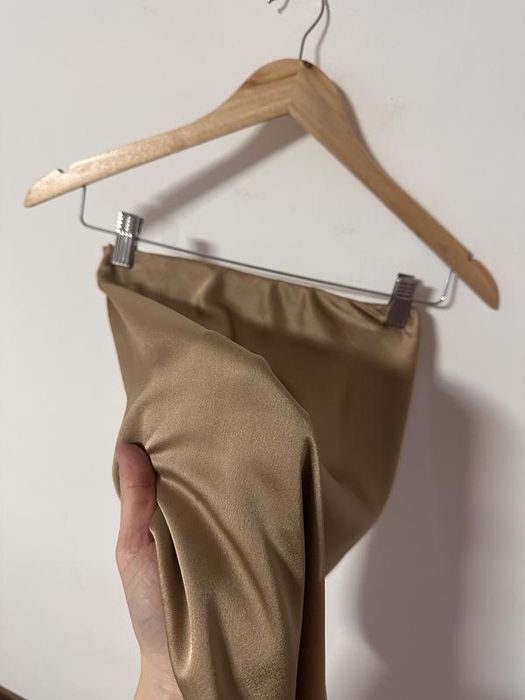 міді атласна спідничка юбка H&M