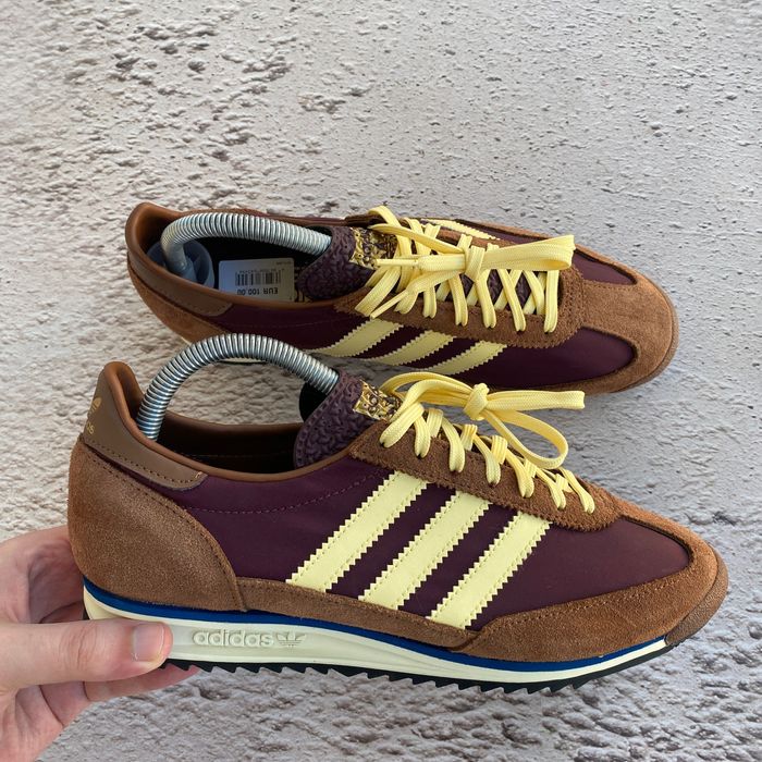36 36.5 37 40.5 оригінал нові Adidas sl 72 og maroon жіночі кросівки brown ie3425
