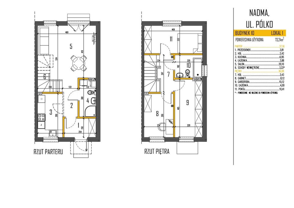 Segment 73 m² Nadma ul. Pólko | ogródek | 2 miejsca -ETAP 2 inwestycji