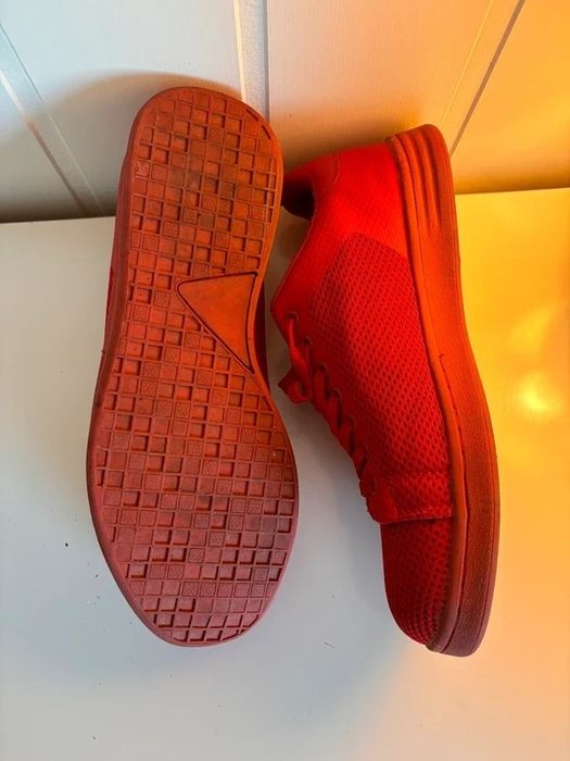 buty adidasy sneakersy czerwone 41 praca dzień spotkania