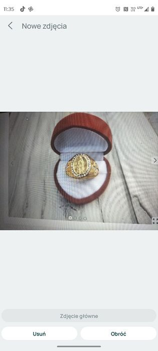 Sygnet z cyrkoniami plus gratis rezerwacja