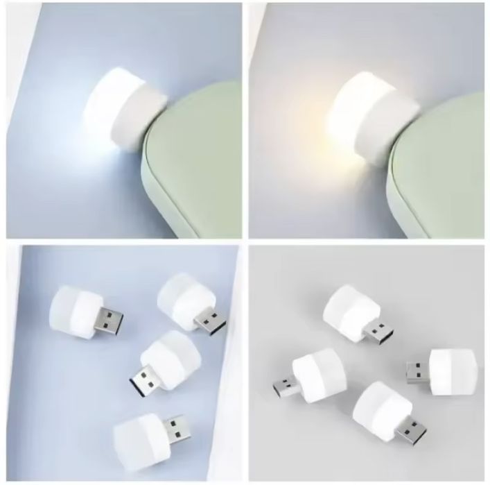 10 шт. USB LED лампочка 1W, Портативна  Міні лампа . LED -Ночник