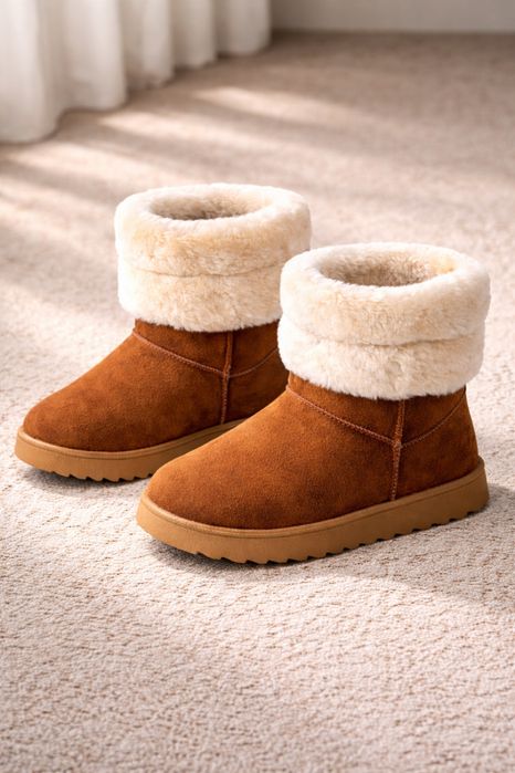Botki śniegowce PRIMARK Kolor camel Rozmiar 39 jak ugg