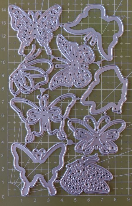 934. Wykrojniki motyle scrapbooking