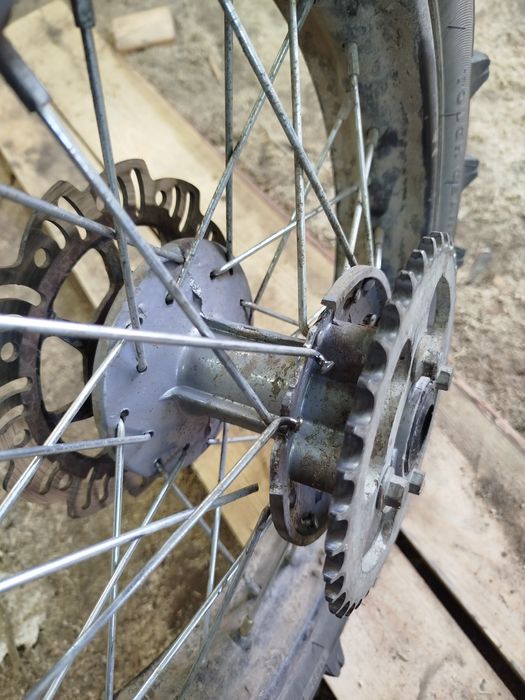 Диск, колесо R14,  на пітбайк в сборі з резиною 90/100-14