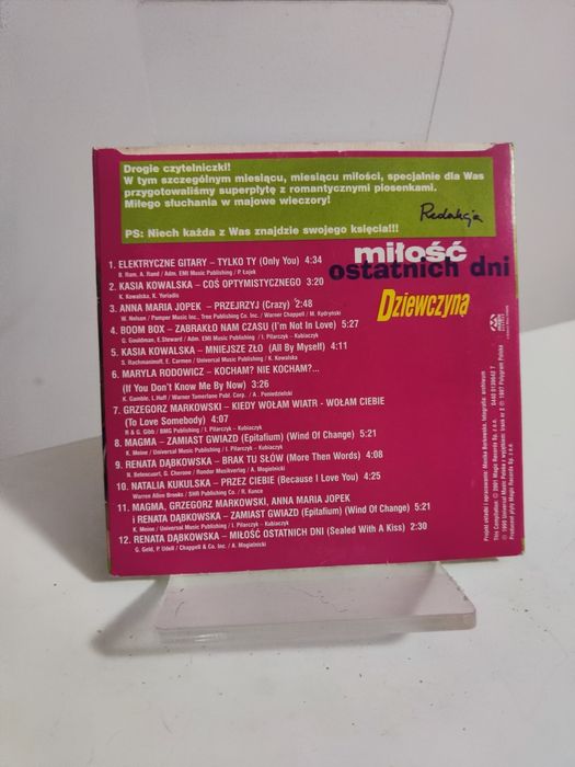 Miłość ostatnich dni - 12 piosenek dla zakochanych nastolatek CD