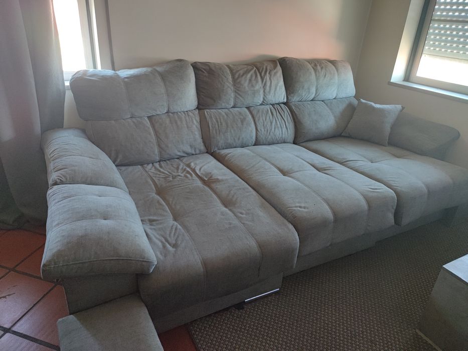 SOFÁ Chaise Longue Cinza - 300€