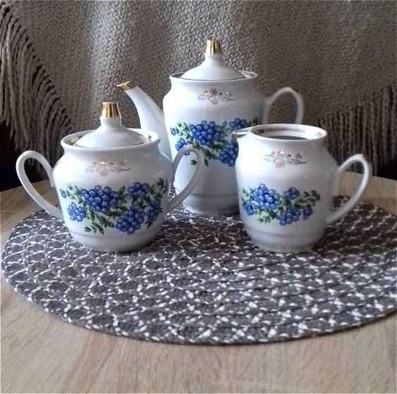 Частина сервізу незабудки Городниця часть сервиза незабудки Городница