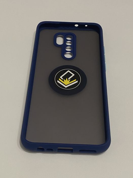 Чохол для Xiaomi Redmi 9 / Poco M2 Протиударний Матовий з Кільцем Magnetic