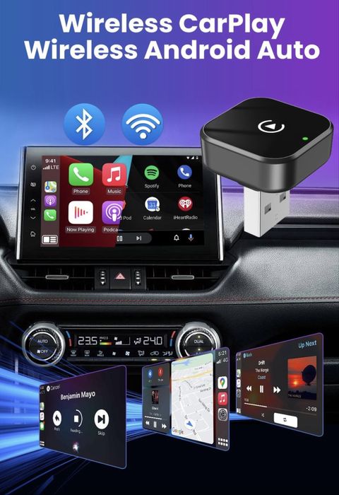 Безпровідний адаптер Carplay&Android auto Найновіша версія !!!