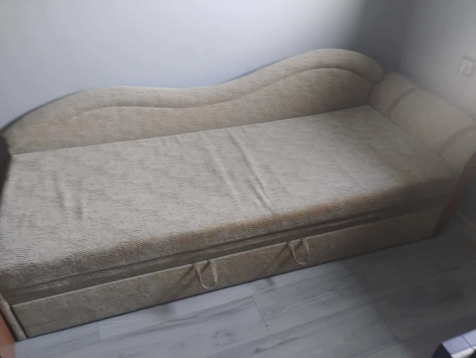 Łóżko/Sofa - Amerykanka z pojemnikiem na pościel