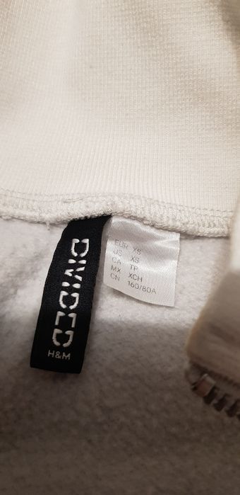 Bluza xs 34 H&M  Dividet szara
