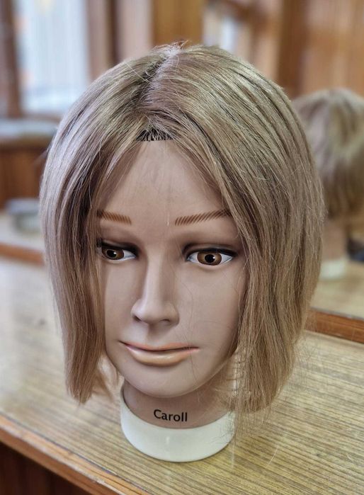 Peruka z włosów słowiańskich blond OMARI S