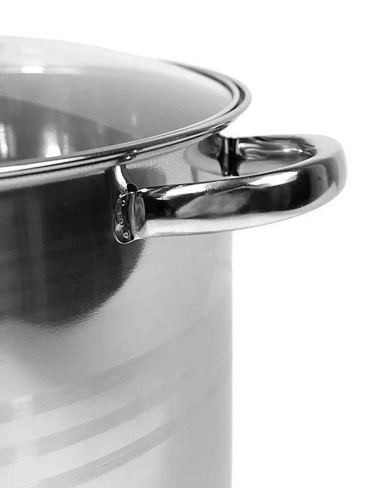 Кастрюля 15,5 л. ( тяжелая) из нержавеющей стали Kamille KM 5406