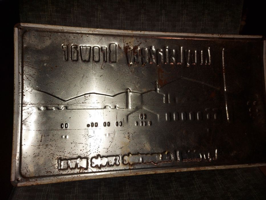 Stara reklama piwa na blasze arcyksiążęcy browar w żywcu