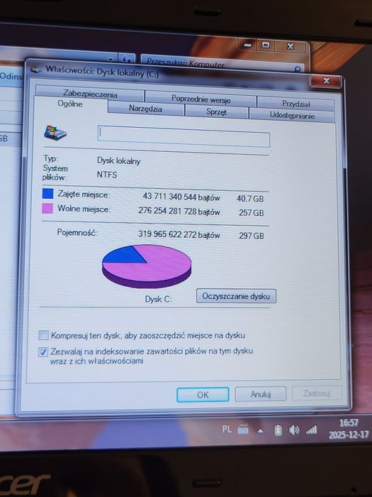 ACER Aspire One D270 10,1" 2GB DDR3 320GB HDD Intel Atom N2600 1.6GHz