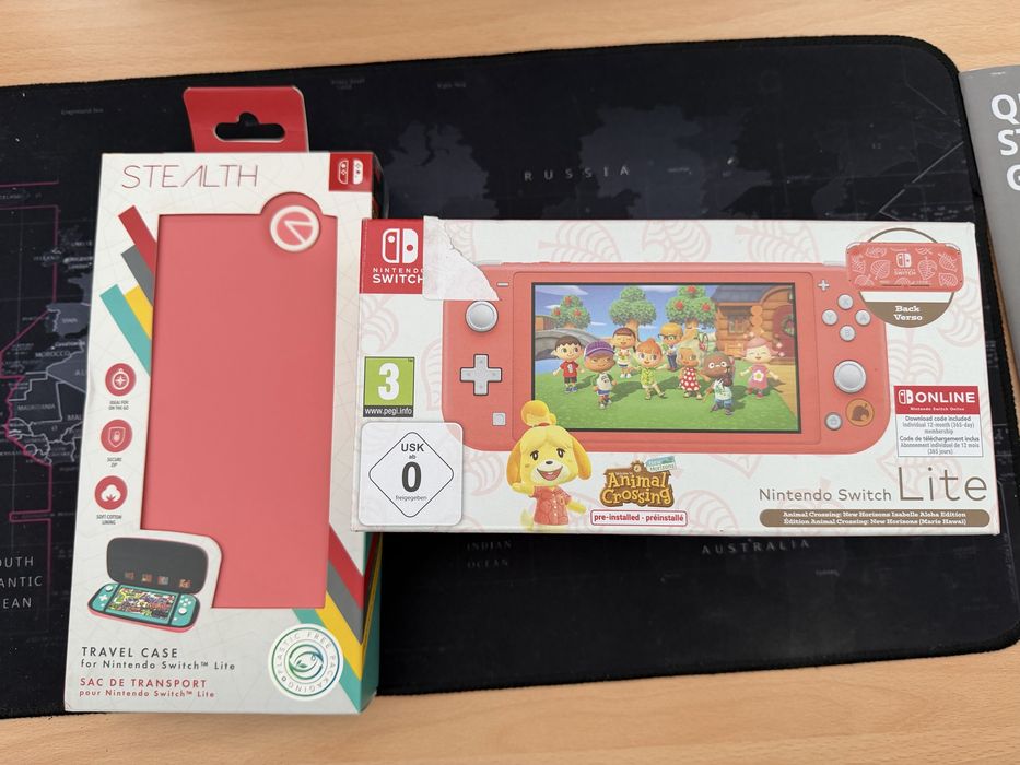 Nintendo Switch Lite Nova com bolsa oferta