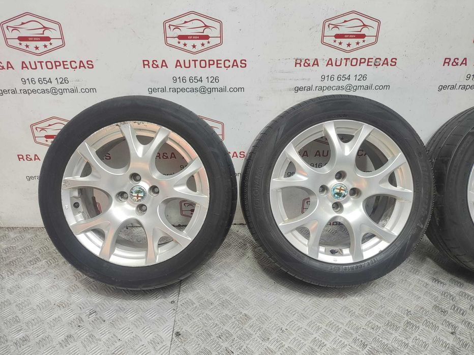 Conjunto Jantes R16 Alfa Romeo Mito 2008 a 2016 Original