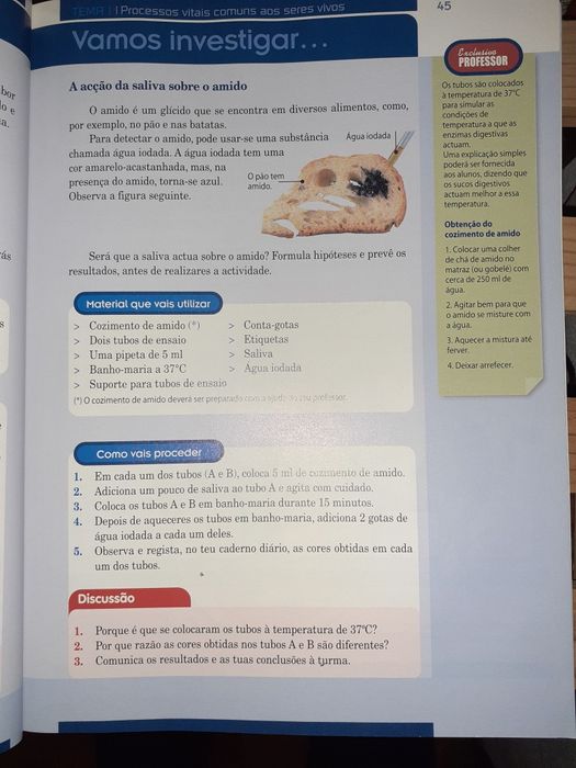 Manual Ciências da Natureza  6.º ano