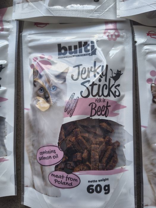 10x  Karma uzupełniająca dla kota smaczki bulti jerky sticks