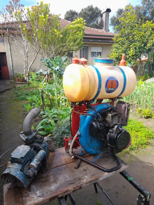 Sulfatador com motor a gasolina