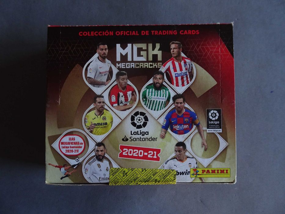 Caixa de cromos de futebol selada MGK Megacraks 2020-21 Panini La Liga