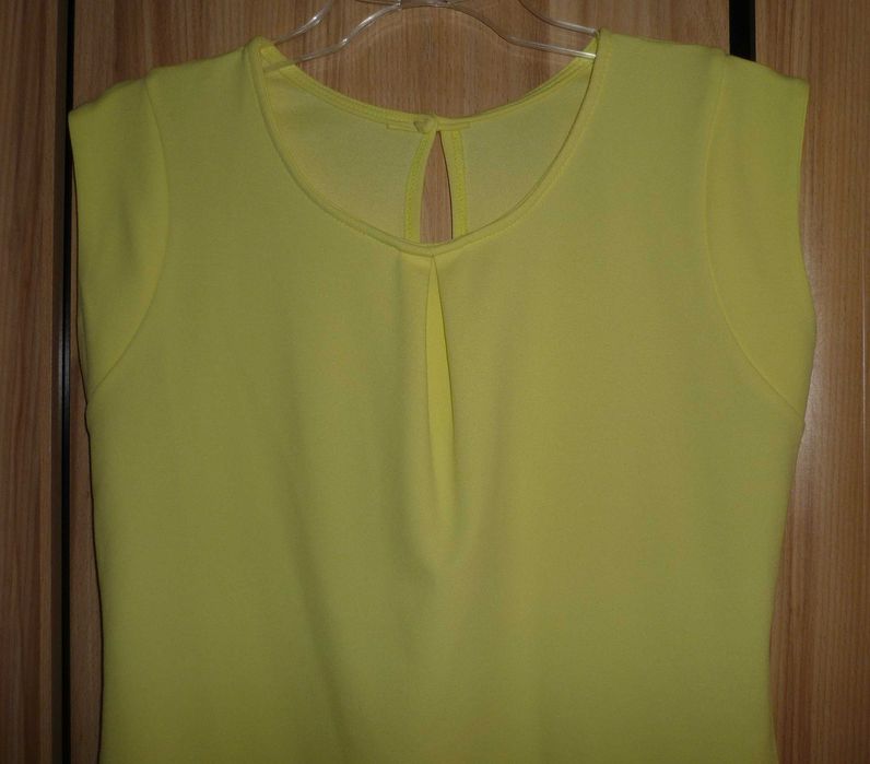 Żółta elegancka bluzka roz. S/M