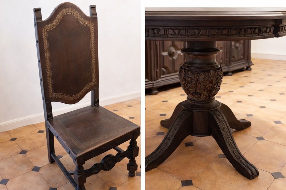 Sala de jantar em madeira maciça - completa ou individualmente