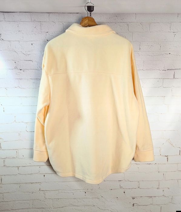 Urban Outfitters Iets Frans Żółty Polarowy Płaszcz Koszula Oversize S