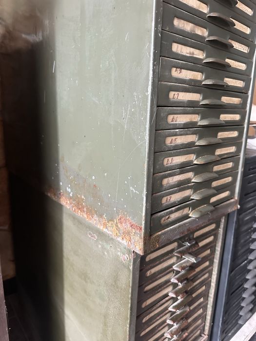Arquivador antigo marca Seeldex em ferro