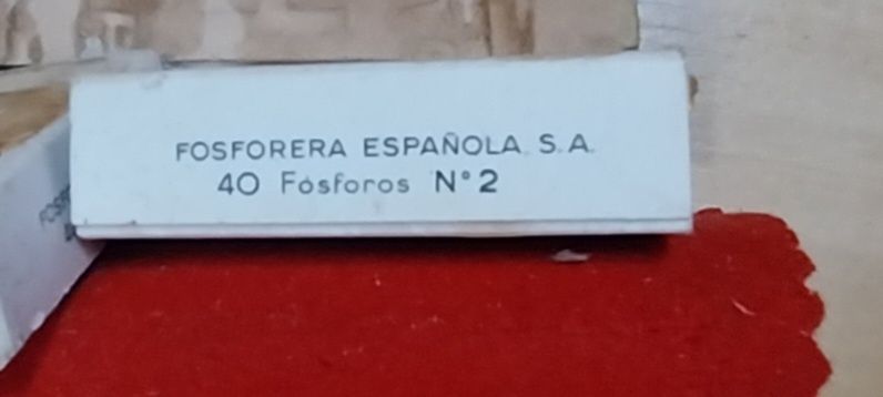 Caixas de fósforos antigas fabrico Espanhol