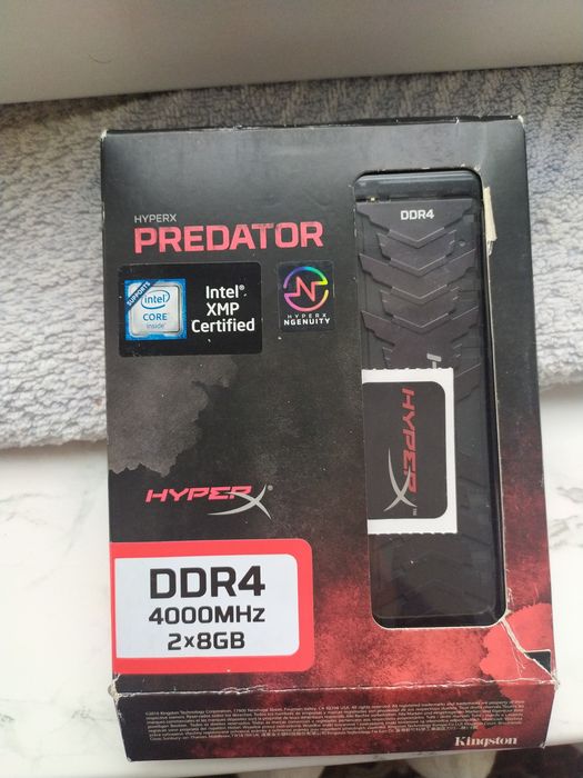 Kingston hyperX Predator RGB ddr4  16gb 4000mhz