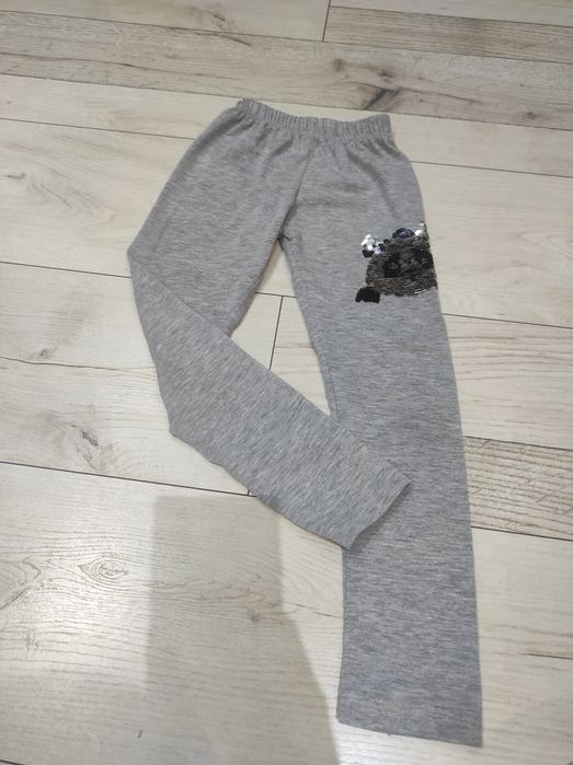 Legginsy dziewczęce z pandą