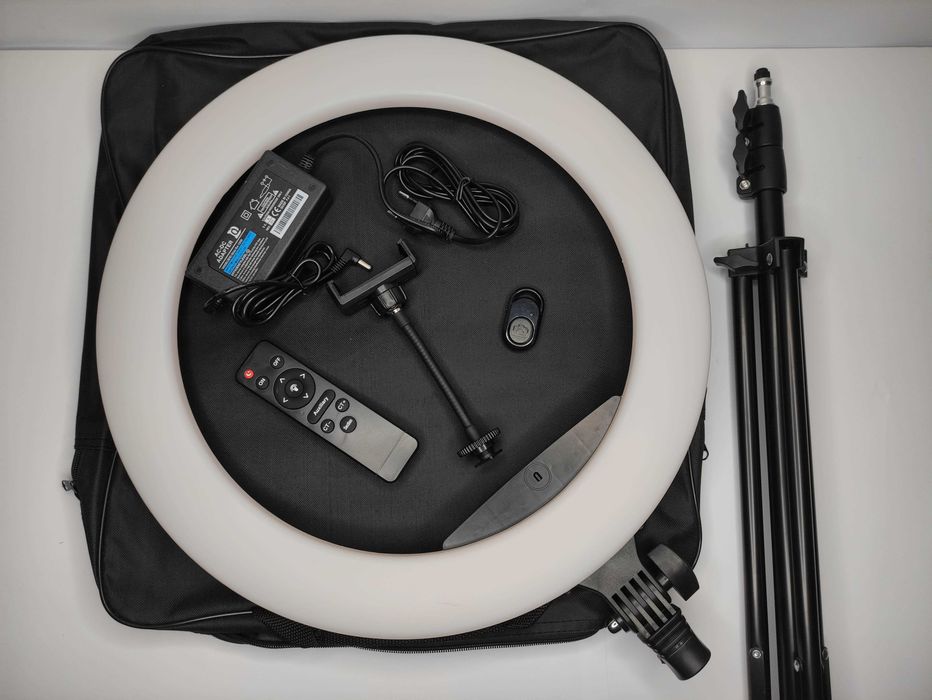 KY-BK416 Кольцевая профессиональная LED лампа 45cm/65W пульты штатив