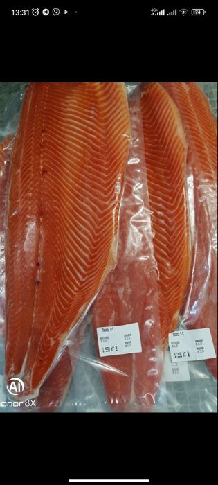 Лосось філейні куски малосол/власного посолу